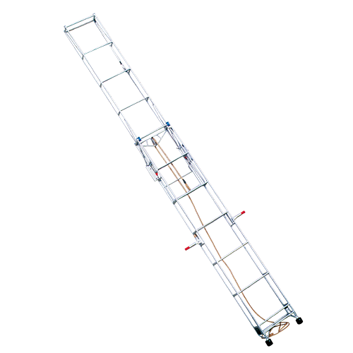 鋼管製2連梯子